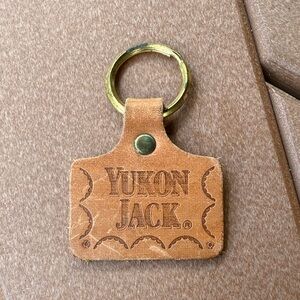 Yukon Jack Leather Keychain